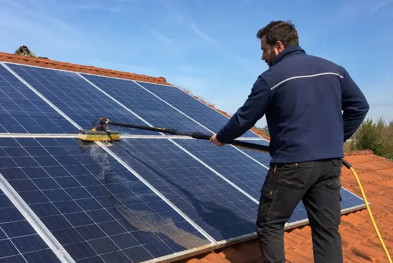 Nettoyage et entretien de panneaux solaires à Sainte-Croix-du-Mont