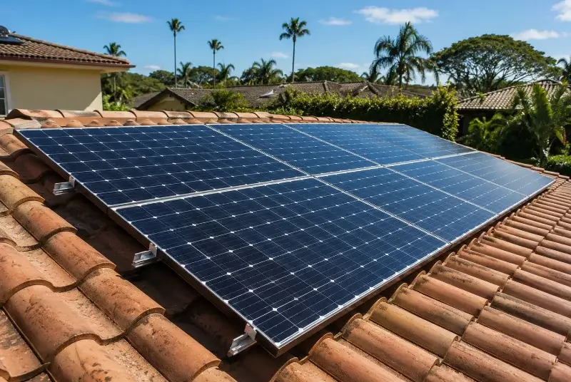 Installation de panneaux solaires à Sainte-Croix-du-Mont
